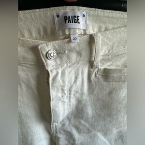 Beautiful white PAIGE jeans! Size 29